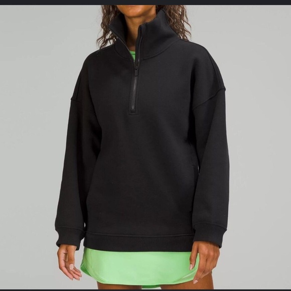 Lululemon Thick fleece Quarter Zip Sweatshirt Size M/L - Picture 1 of 6